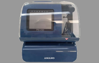 AMANO PIX-200 Clocking System